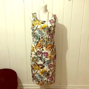 The Limited Floral Sleeveless Dress